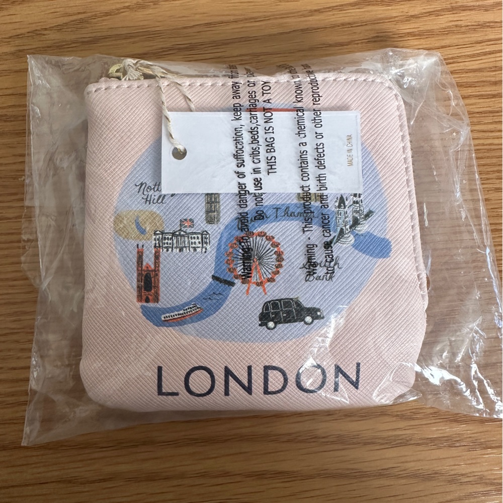 NWT Rifle Paper Co + Anthropologie London Coin Purse